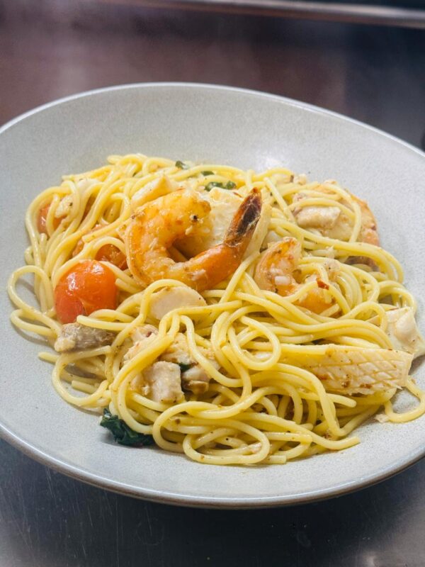Seafood spaghetti